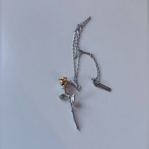 AMBUSH Rose Charm Necklace